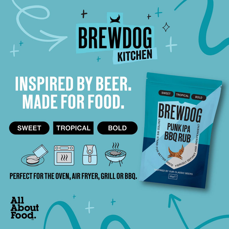 BrewDog Punk IPA BBQ Rub 25g - British product