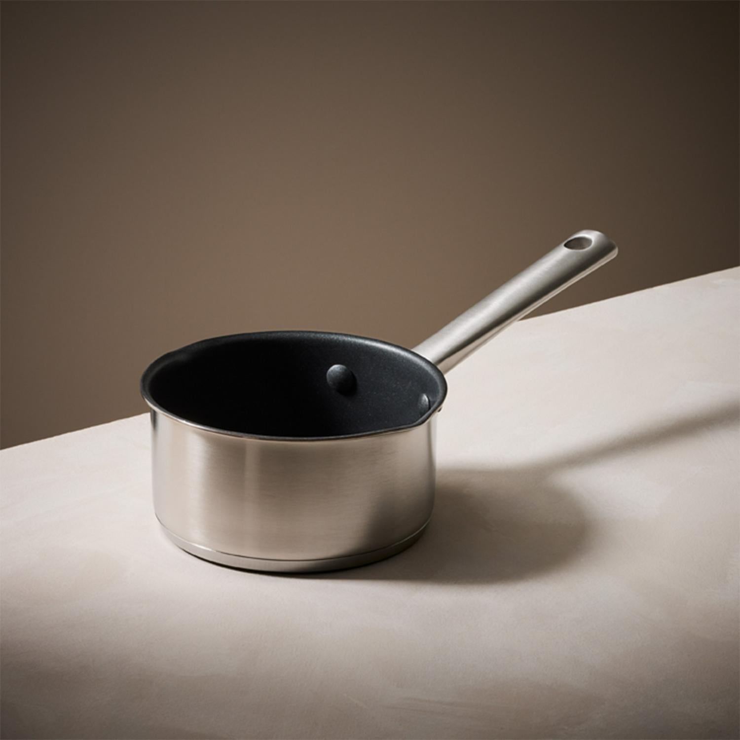 Habitat stainless steel milk pan 14cm, UK version