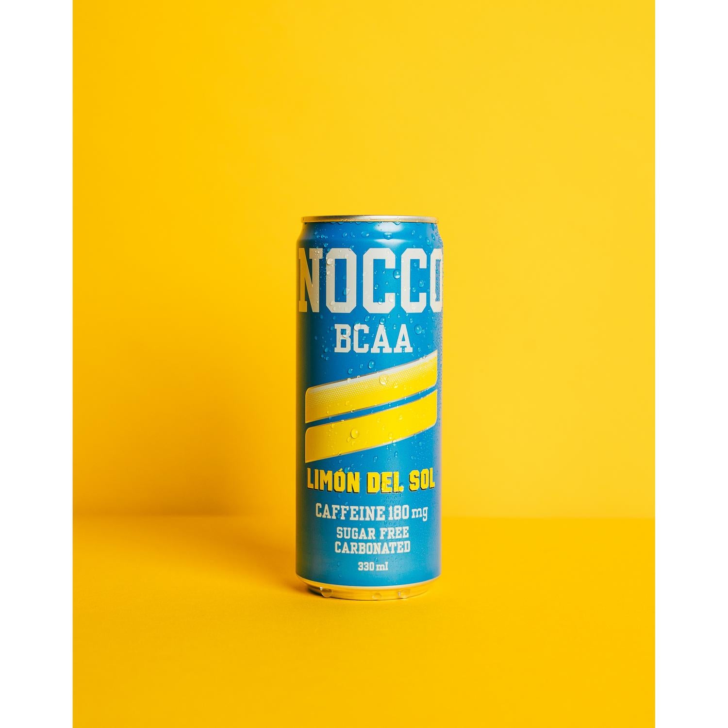 Nocco BCAA Limon Del Sol energy drink 330ml, UK version
