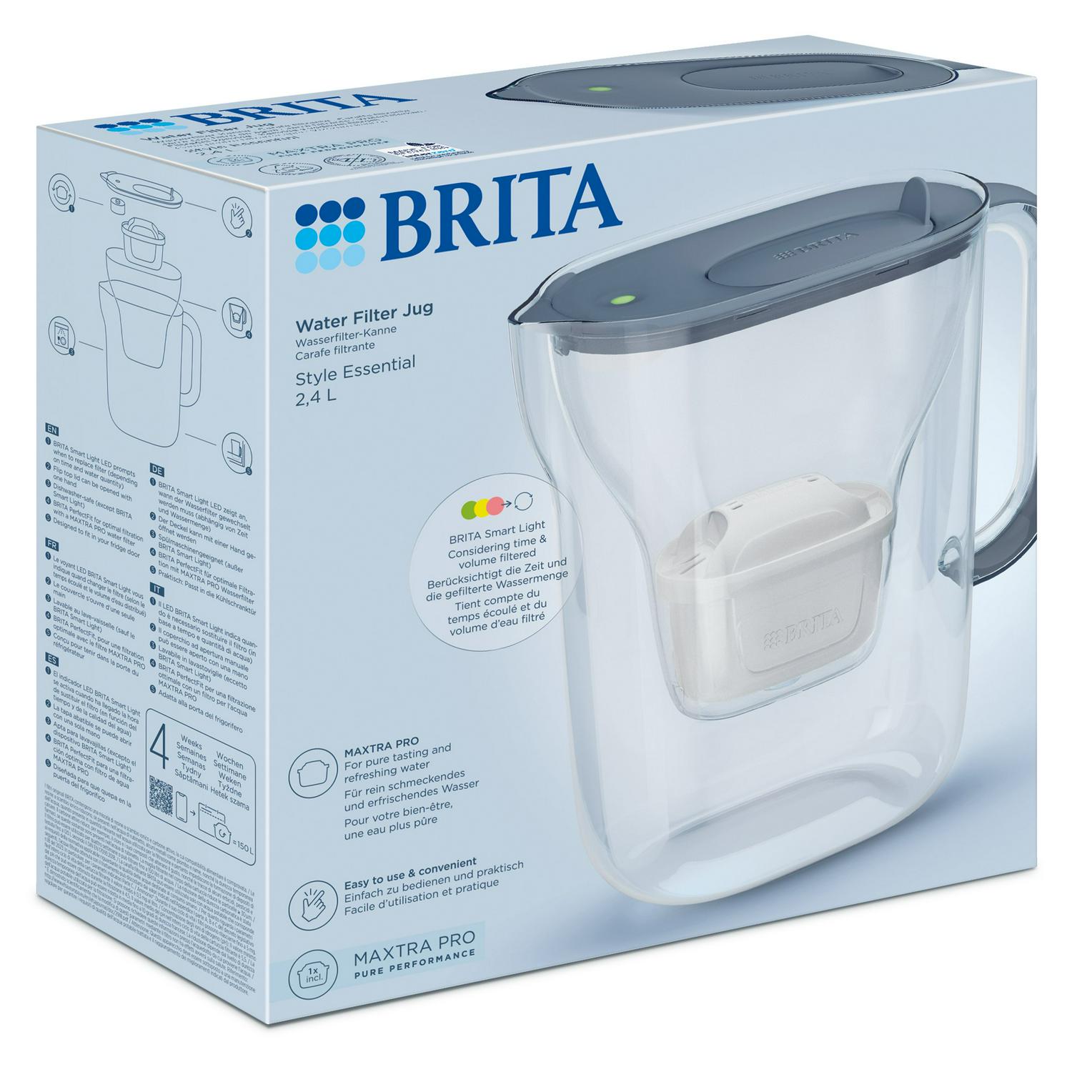 Brita water filter jug navy style essential - British product