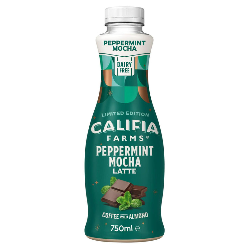 Peppermint Mocha Flavoured Cold Brew Coffee and Almond Drink 750ml