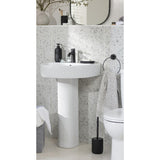 Habitat Soft Touch Black Toilet Brush with Holder, UK version