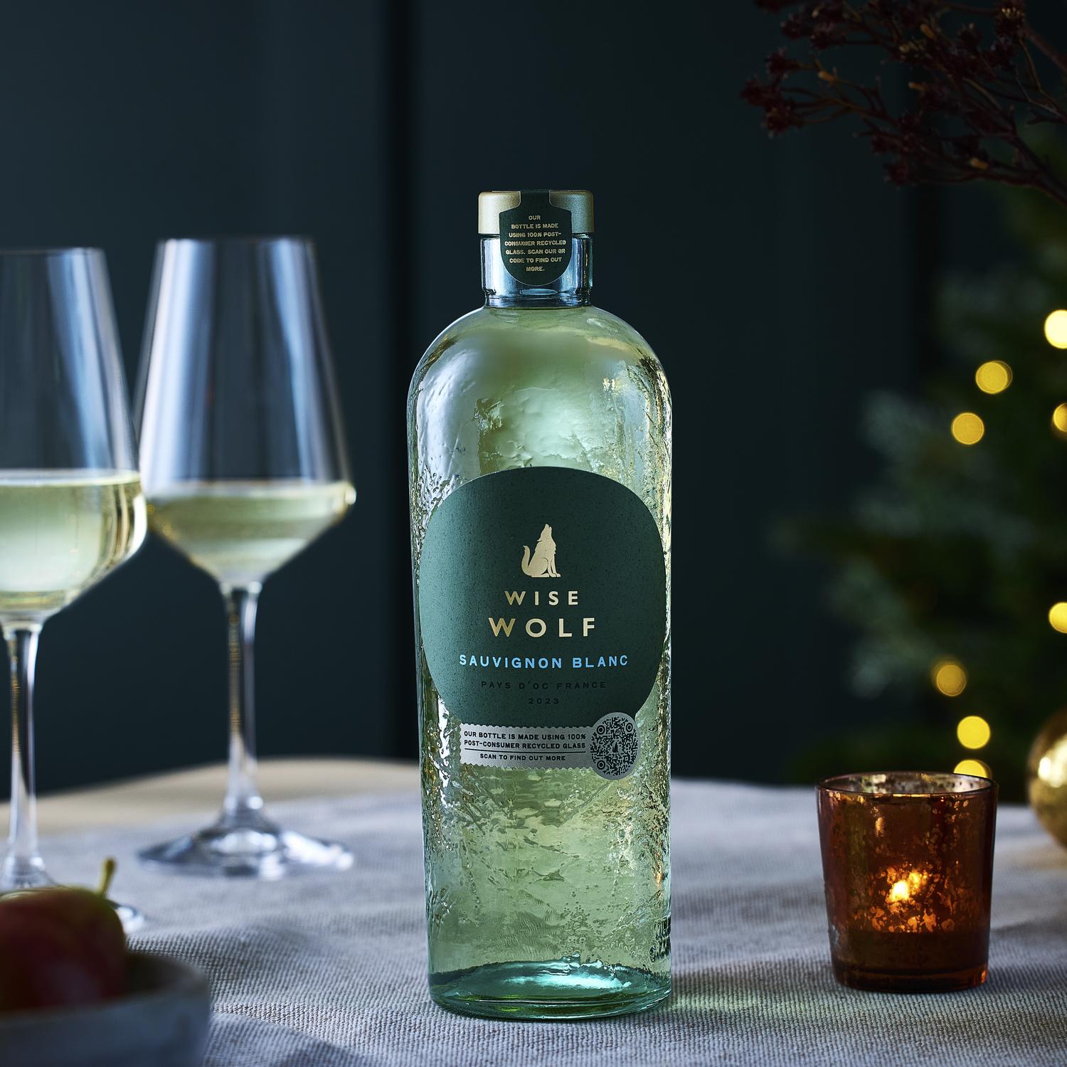 Wise Wolf Sauvignon Blanc White Wine 75cl (British brand)