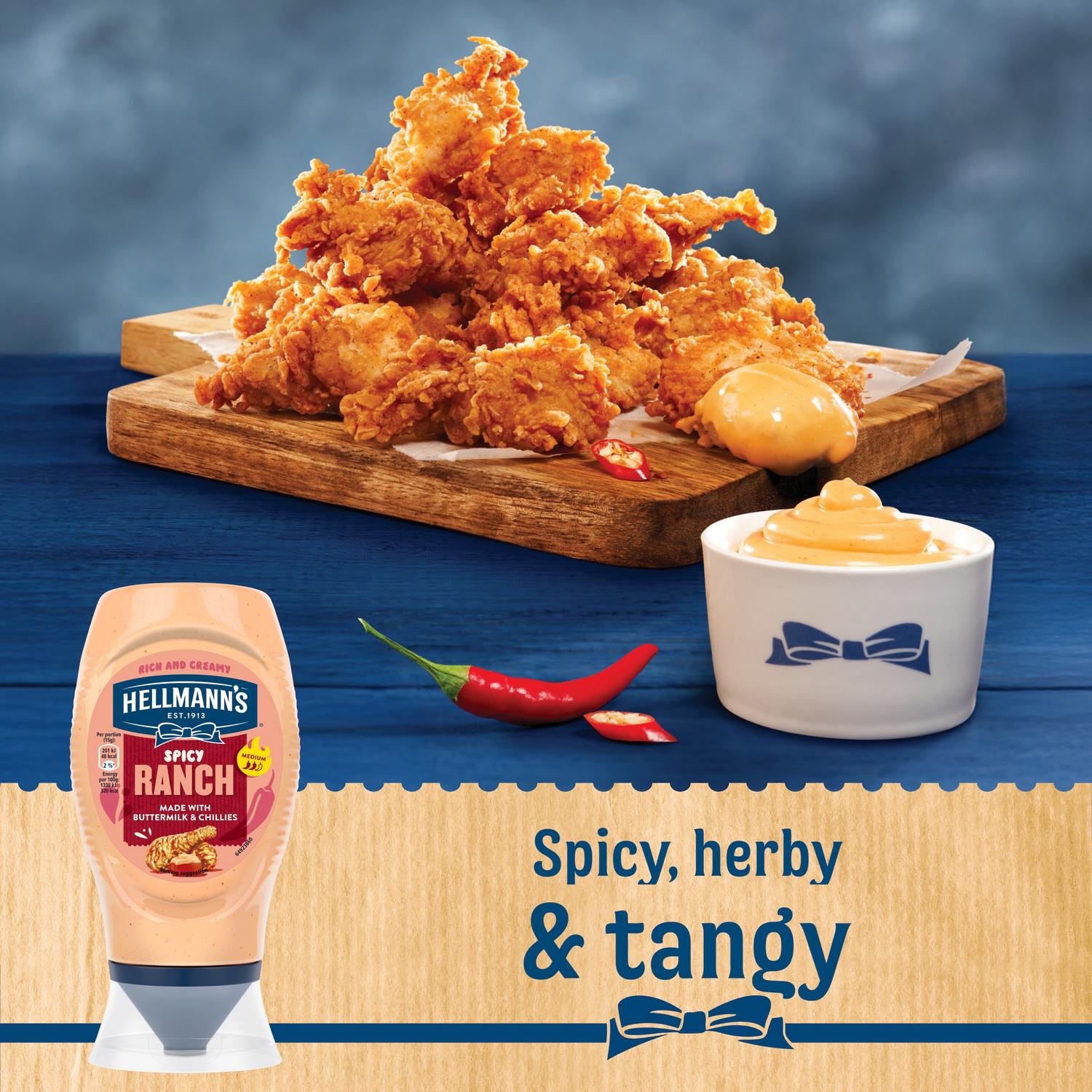Spicy Ranch Mayonnaise Sauce with Yoghurt and Buttermilk 245g