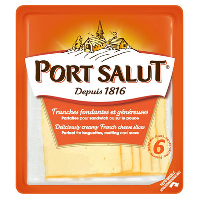 Sainsburys Port Salut Cremiger Französischer Käse Scheiben 6 x 20g - Jetzt online bei McGrocer kaufen