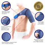 Neo G shoulder support universal size orthopaedic brace, imported from the UK