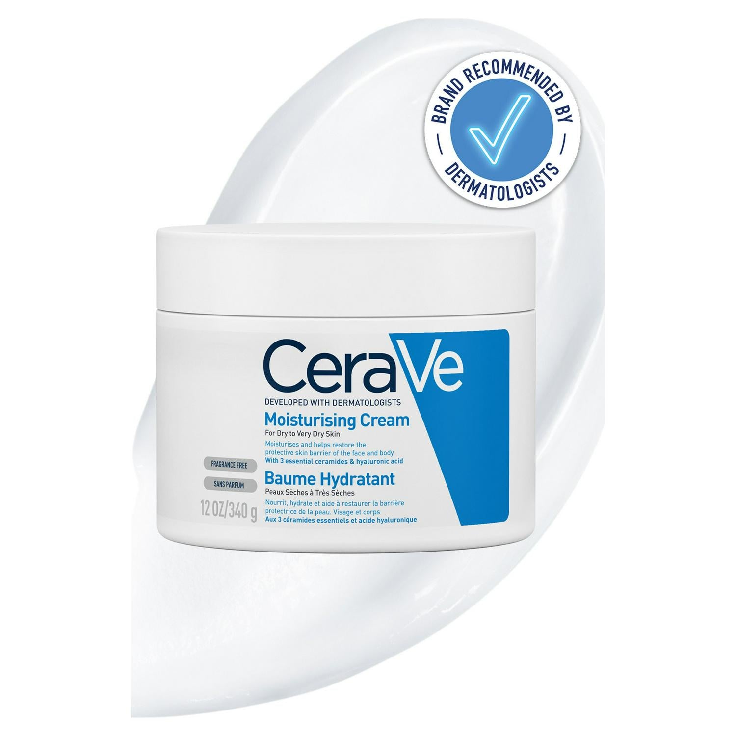 CeraVe Moisturising Cream body cream 340g - British product