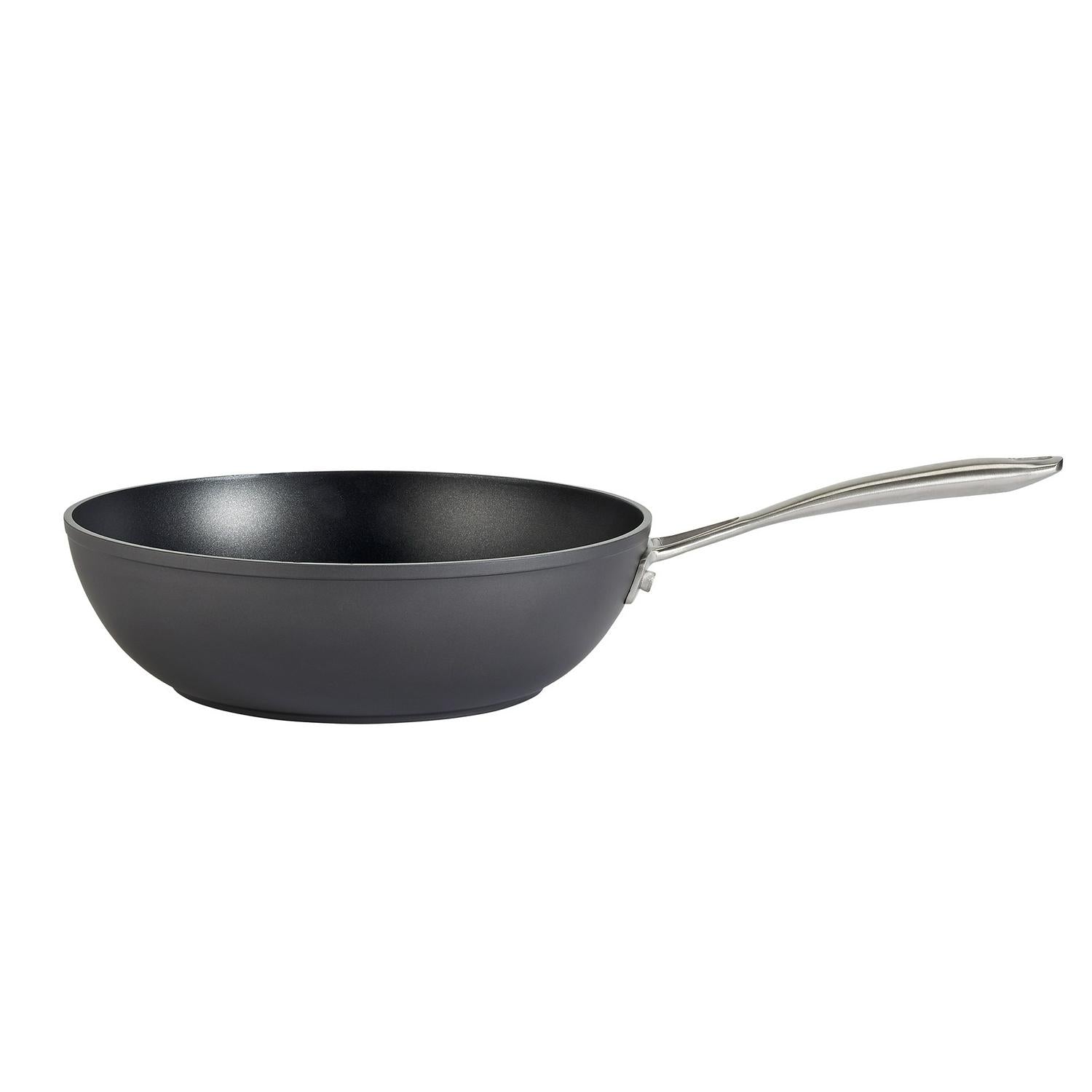 Habitat hard anodised aluminium wok 28cm, UK version