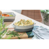 Habitat Small Ceramic Roaster Grey Speckle Finish, UK version