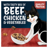 Felix dry cat food beef chicken vegetables 2kg UK version