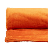 Sainsbury's Home Fleece Throw Orange 125x150cm (British brand)