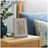 Habitat wood picture frame grey beaded 23x18cm, UK version