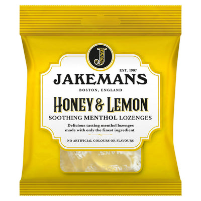 Jakemans Pastilles mentholées apaisantes miel et citron 73g