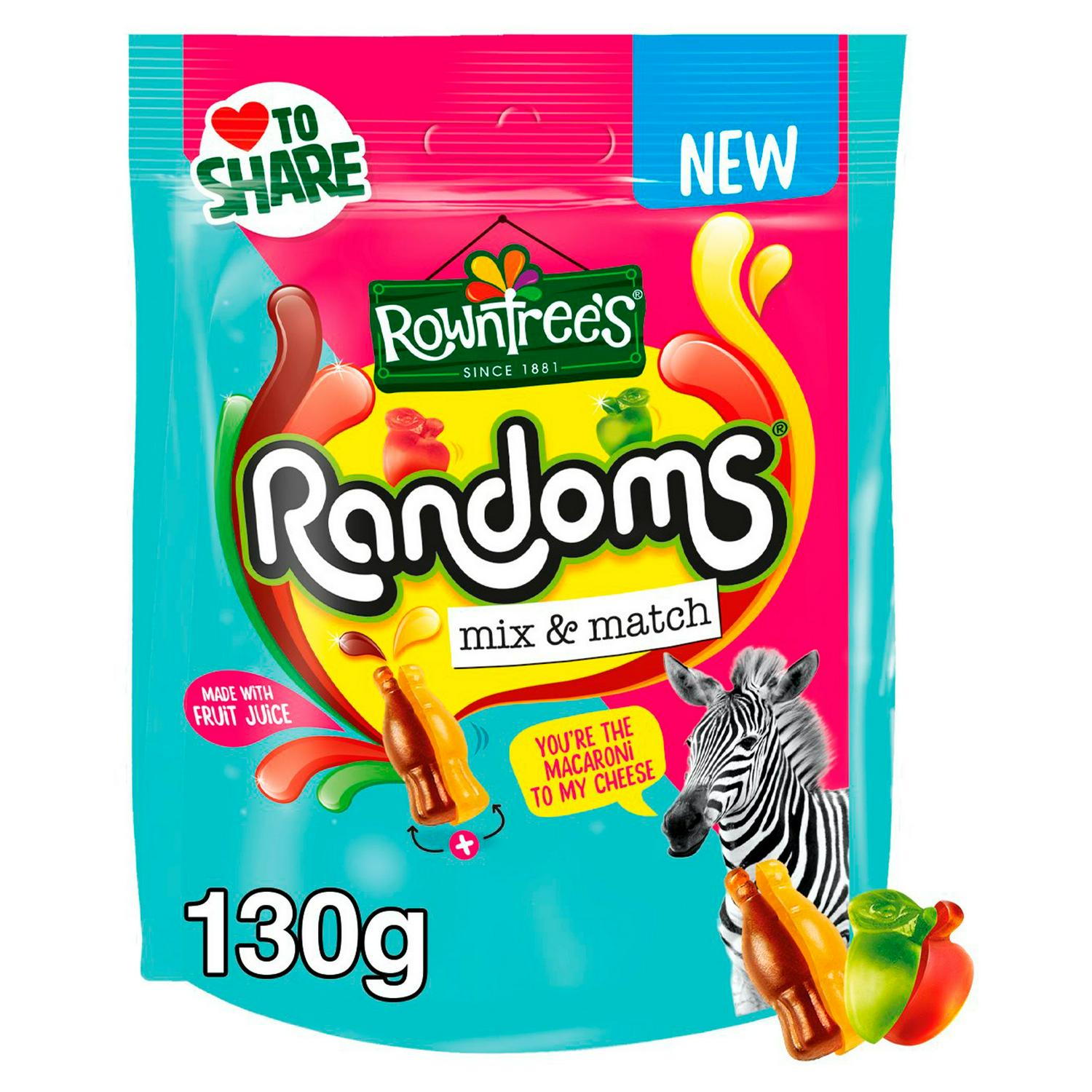 Assorted Fruit and Spice Jelly Sweets Sharing Bag 130g