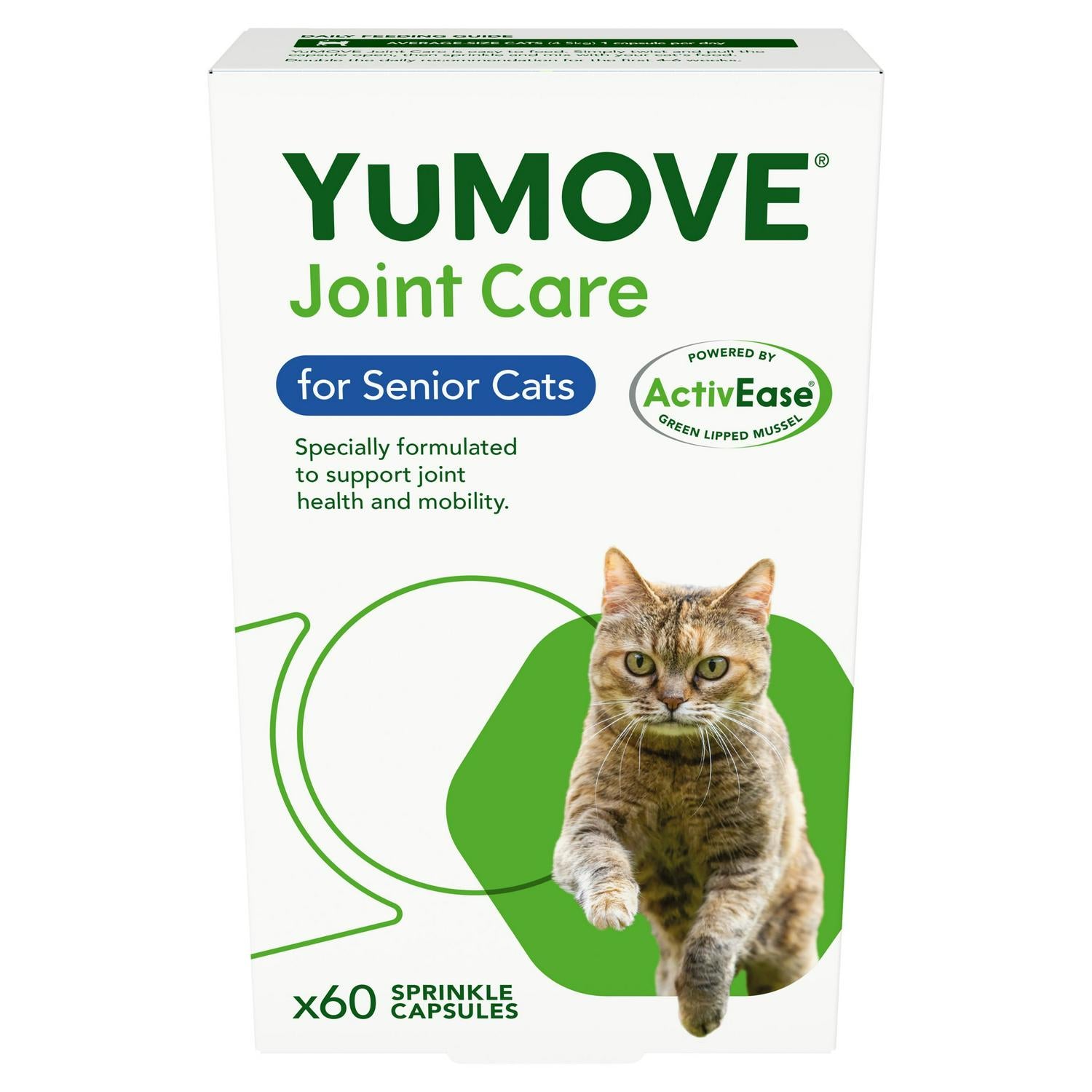 YuMOVE senior cat joint care sprinkle capsules 29g (British brand)