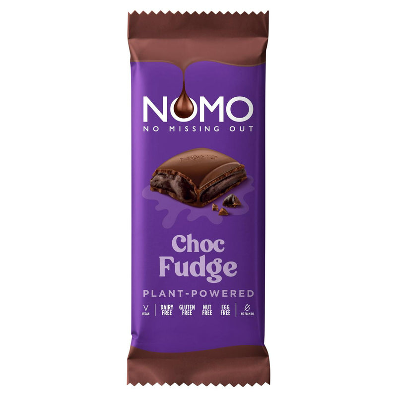 NOMO Choc Fudge Bar XL 120g, imported from the UK