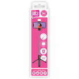 Juice Social 4-in-1 Glow Selfie Stick Black 103cm, UK version