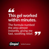 Orajel Dental Gel Toothache Relief imported from the UK