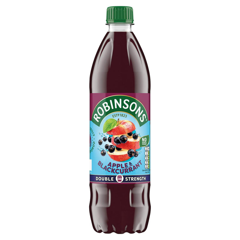 Double Strength Apple and Blackcurrant Fruit Squash 750ml