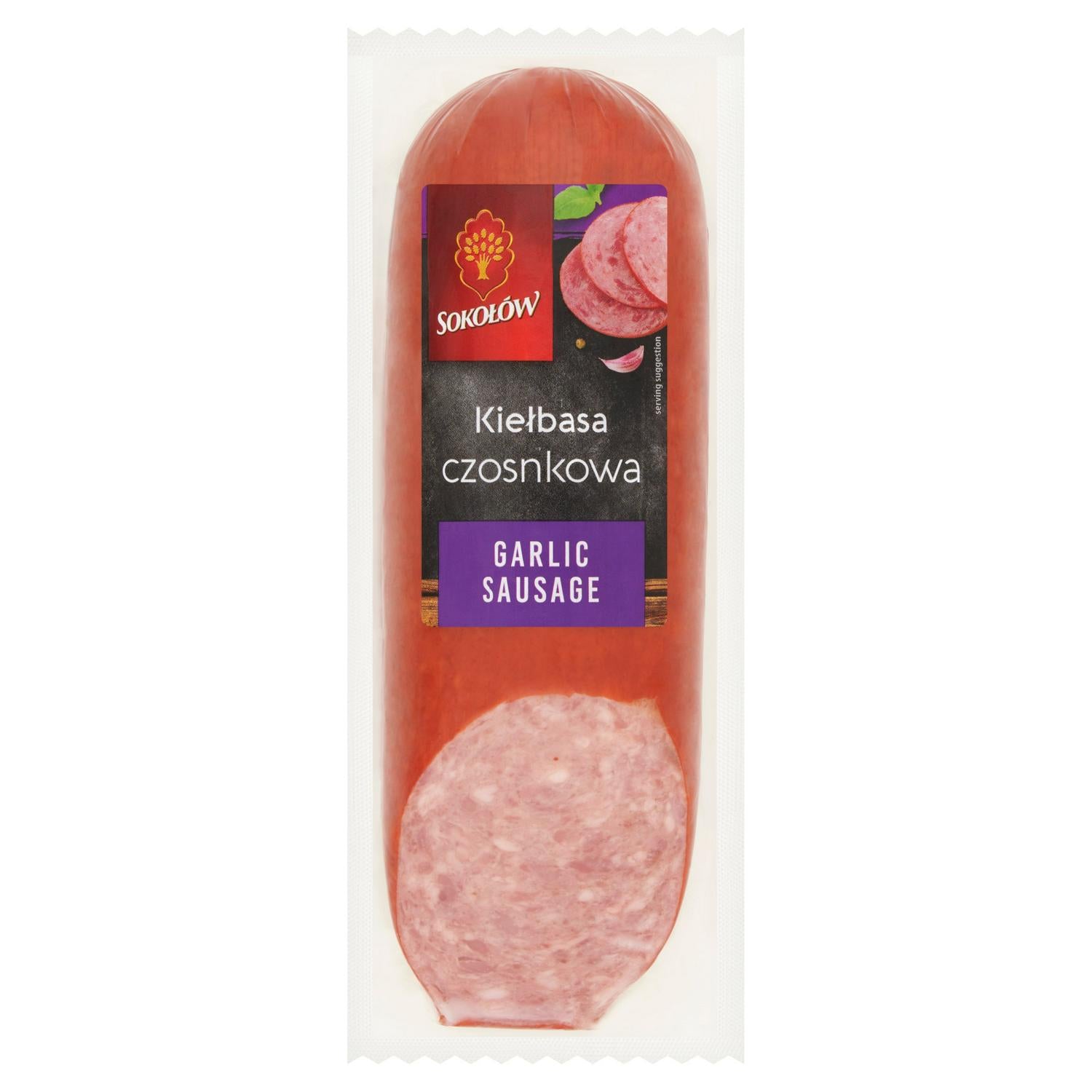 Sokolow garlic sausage 400g (British brand)