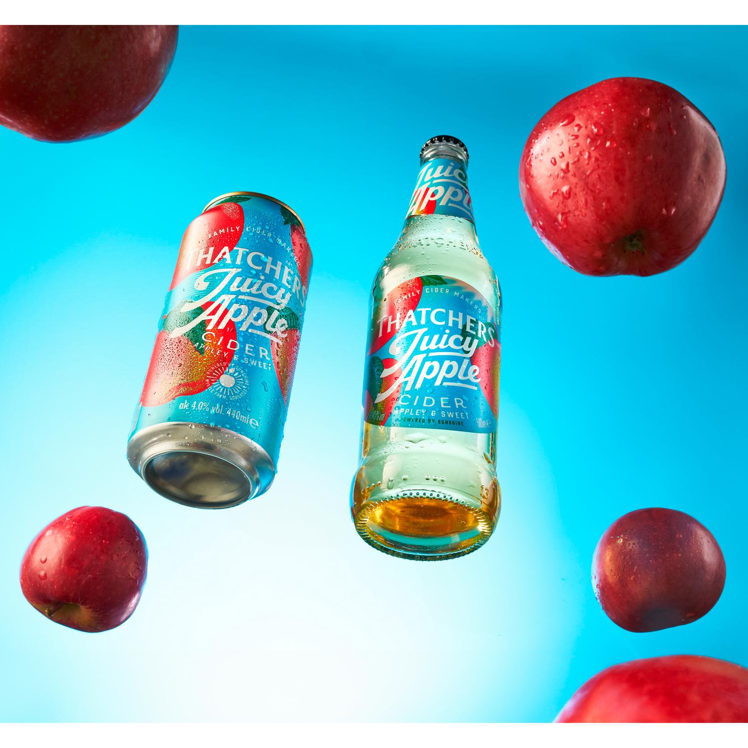 Thatchers Juicy Apple Cider 4 x 440ml pack (British brand)