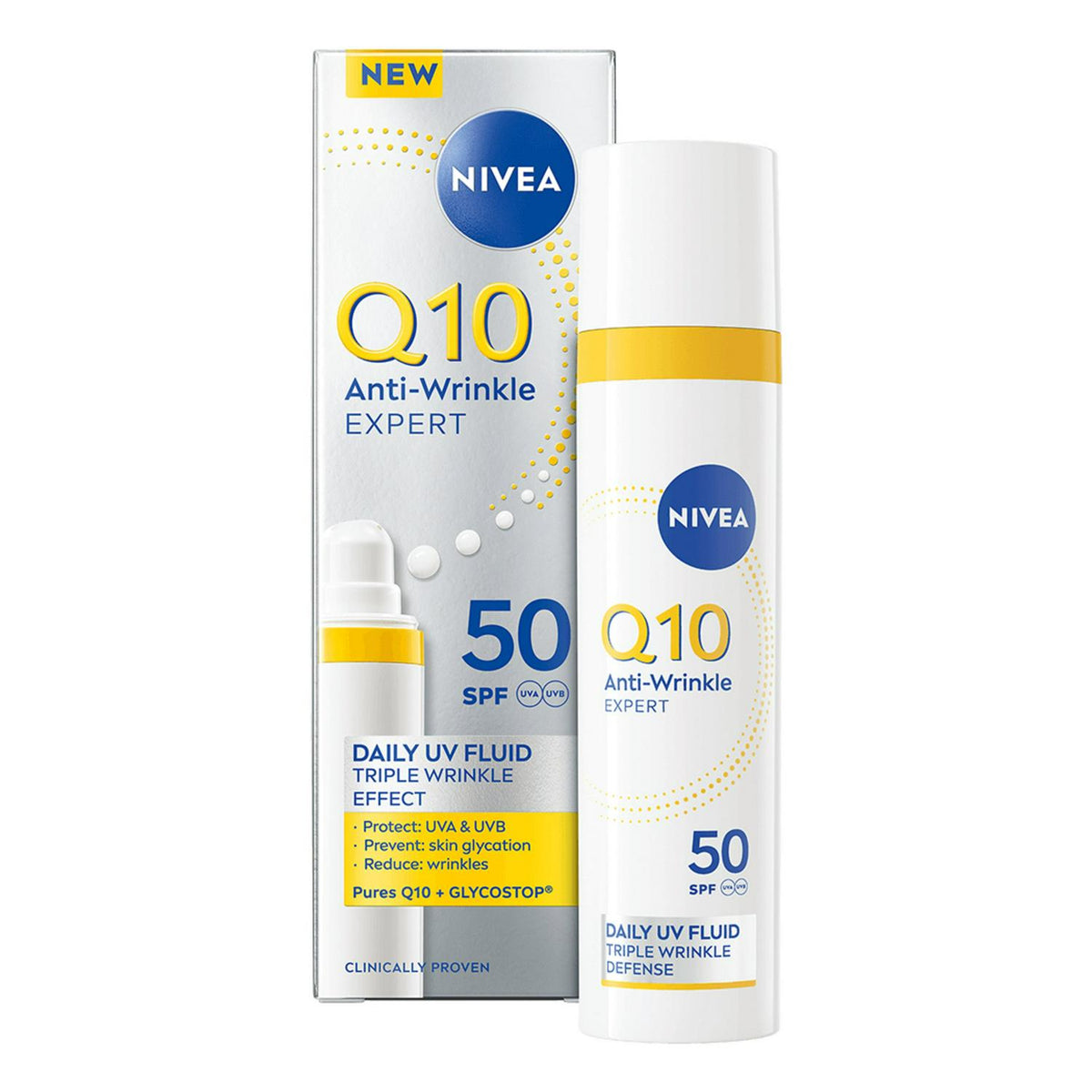 Nivea Q10 Anti-Falten Expert Tagesfluid mit UV-Schutz LSF 50 40ml