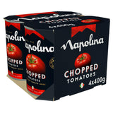 Napolina chopped tomatoes 4x400g, imported from the UK