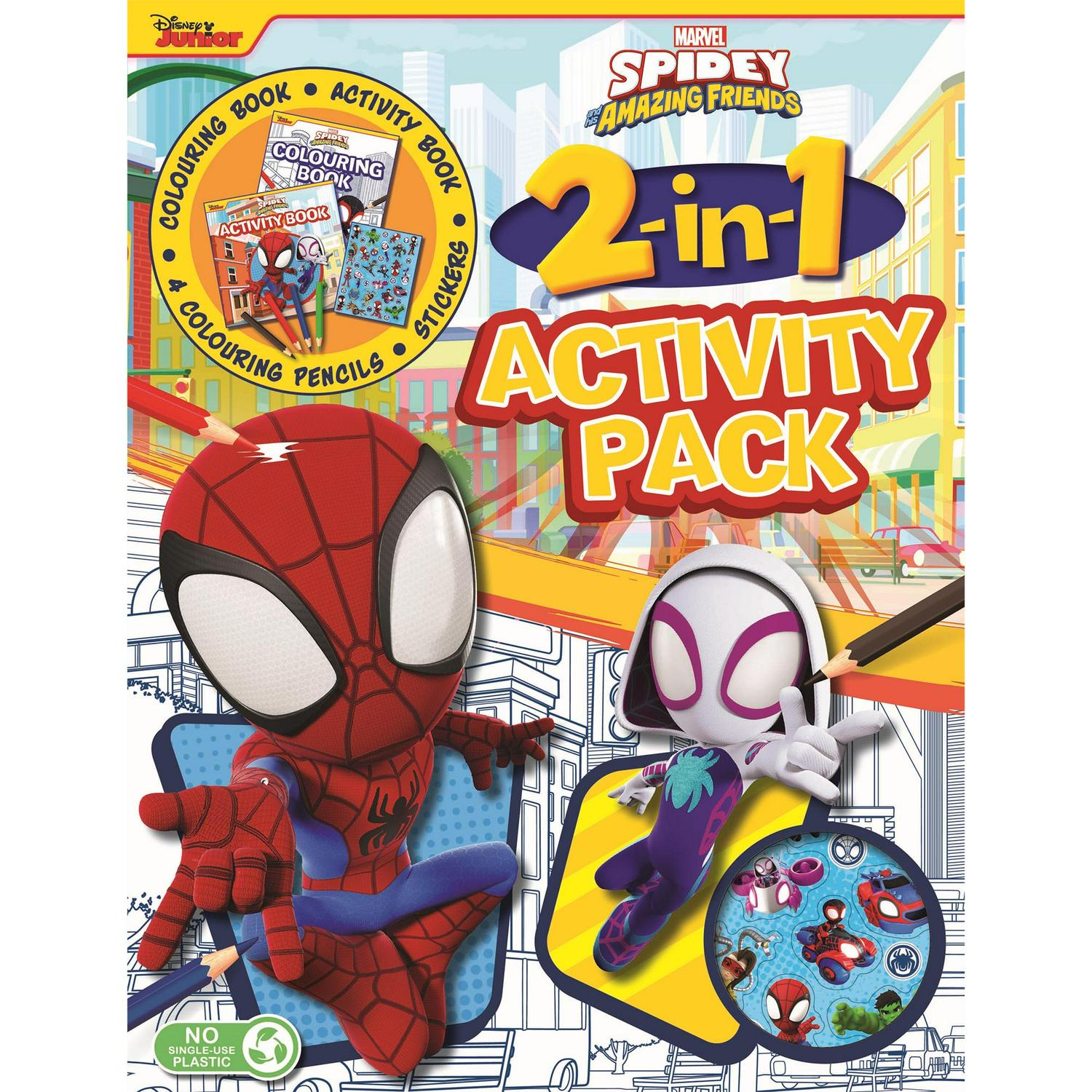 Igloo Books Disney Marvel 2 in 1 Activity Pack, UK version