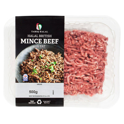 Tariq Halal Britisches Rinderhackfleisch 500g