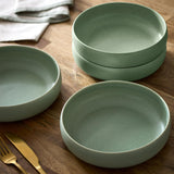 Habitat Nona Pasta Bowl Green Deep Stoneware 22.5cm - British product