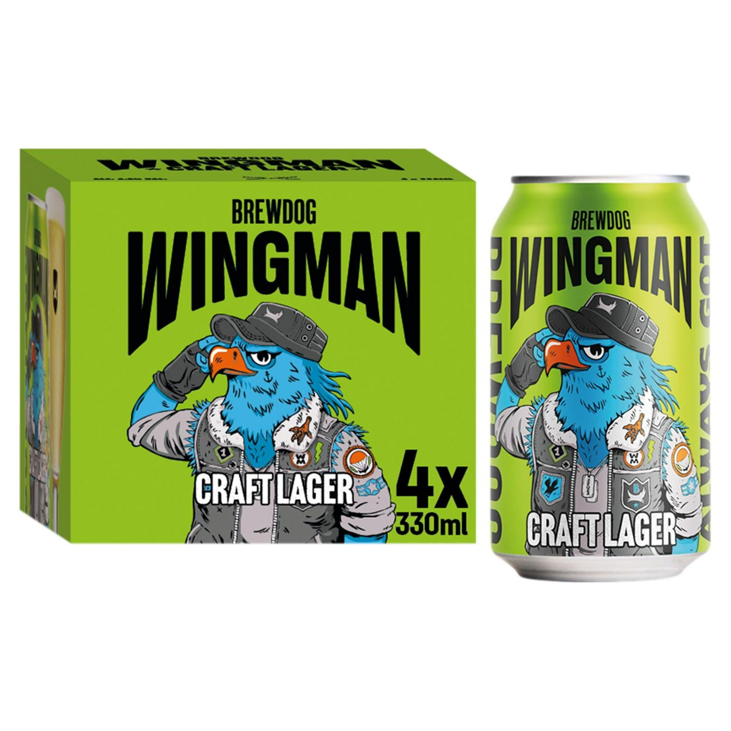 Craft Lager Beer Multipack 4 x 330ml Bottles