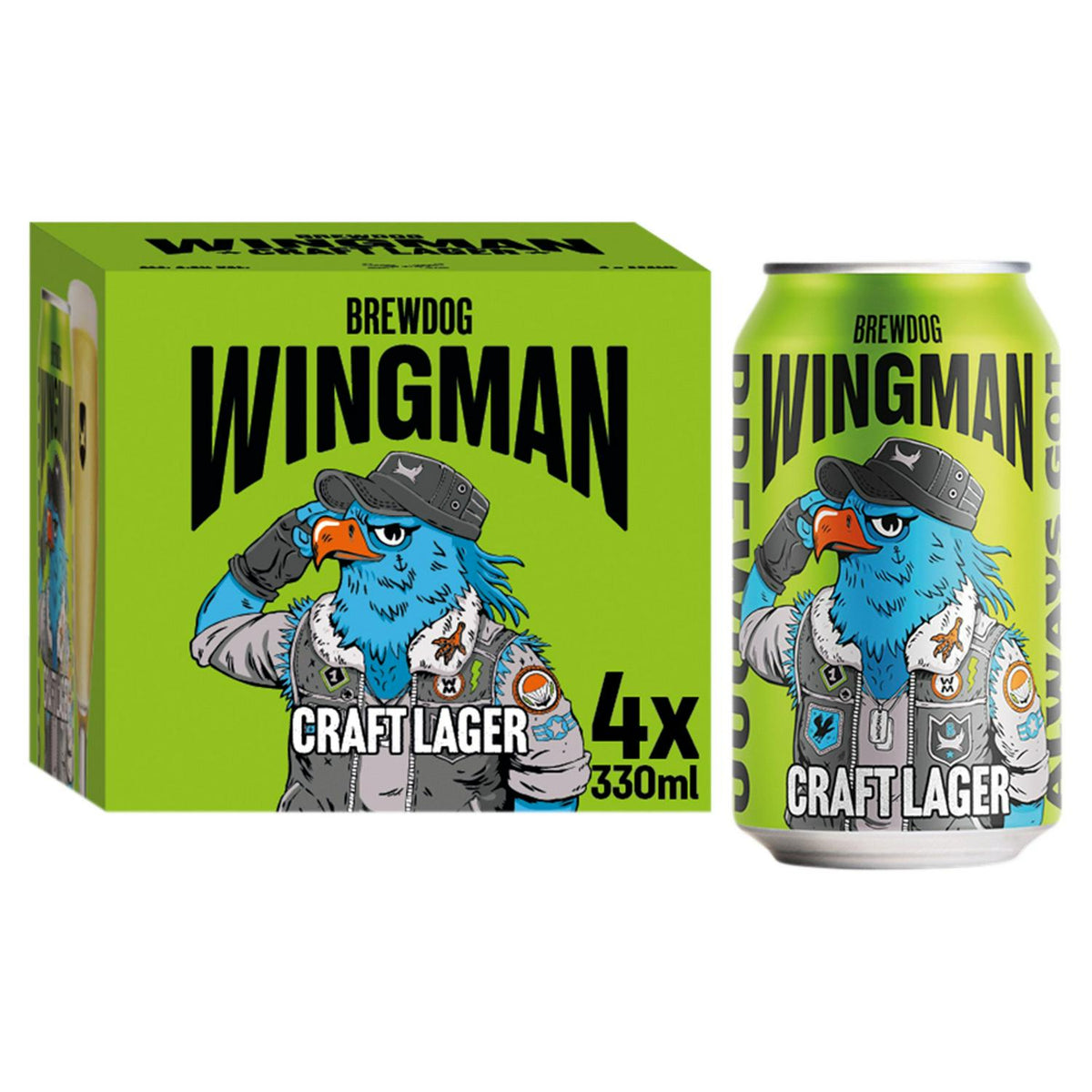 Craft Lager Beer Multipack 4 x 330ml Bottles