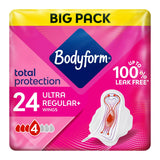 Bodyform sanitary towels wings 24 pack - British product