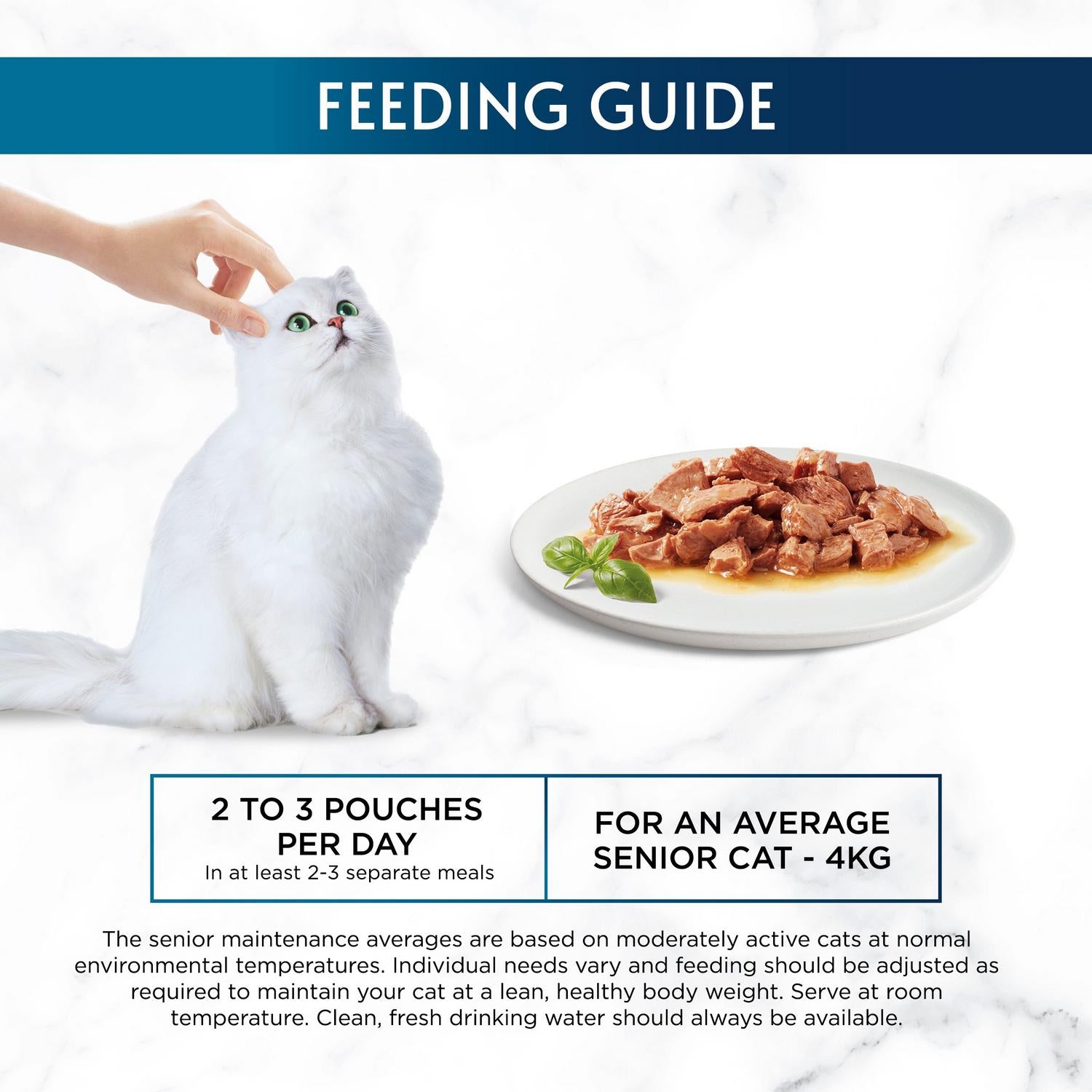 Gourmet Perle senior cat food pouches 40 x 85g - British product