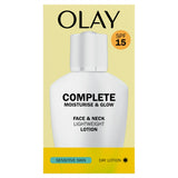 Olay Complete Moisturise Glow Face Neck Lotion 200ml, imported from the UK