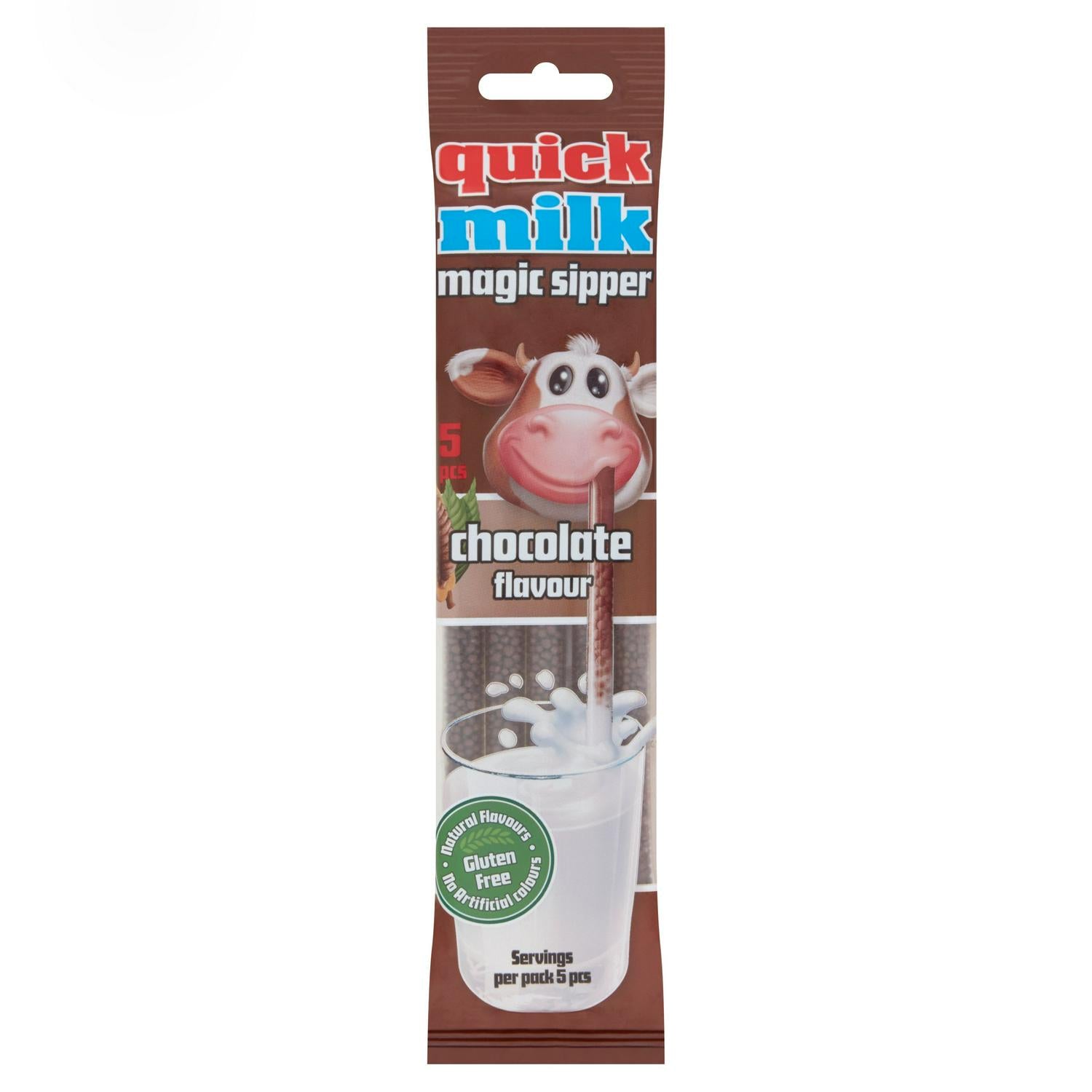 Quick Milk Sipper Chocolate 5x6g - British product