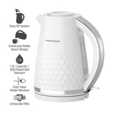 Morphy Richards Electric Kettle White 1.5 Litre, imported from the UK