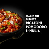 Napolina Rigatoni Pasta 500g, imported from the UK