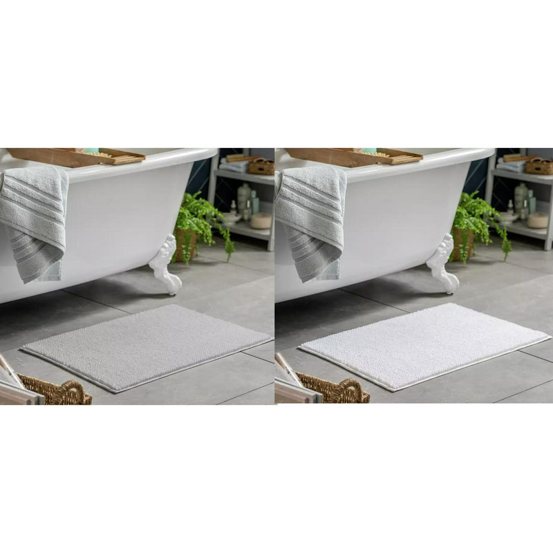 Sainsbury's white Bobble Bath Mat 80 x 50cm (British brand)