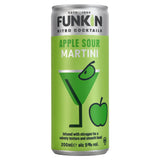 Nitrogen-Infused Apple Sour Martini Cocktail with Vodka 200ml