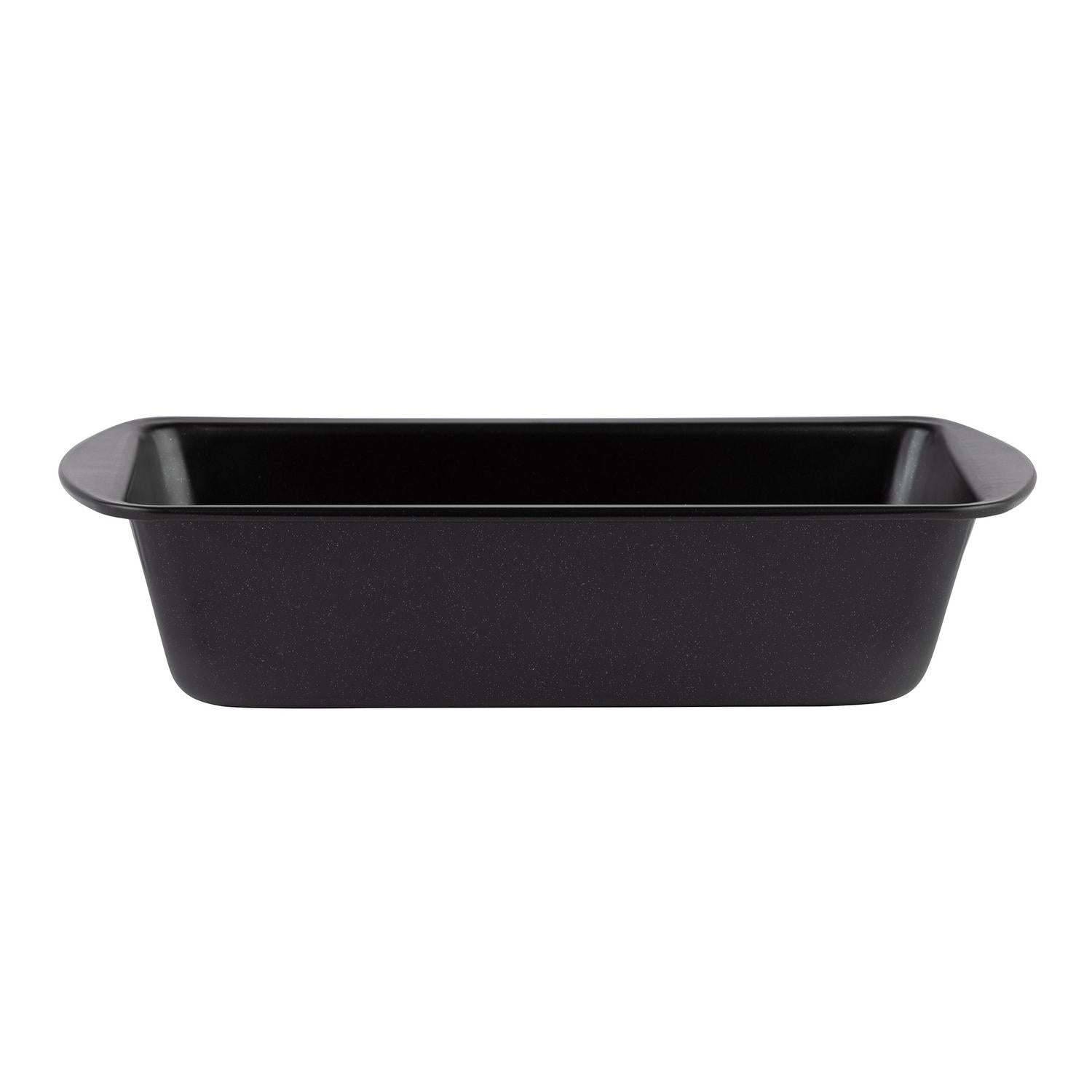 Basics loaf tin black non-stick baking mould 18cm - British product
