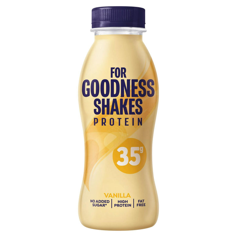 For Goodness Shakes Protein Shake Vanilla 330ml - British product