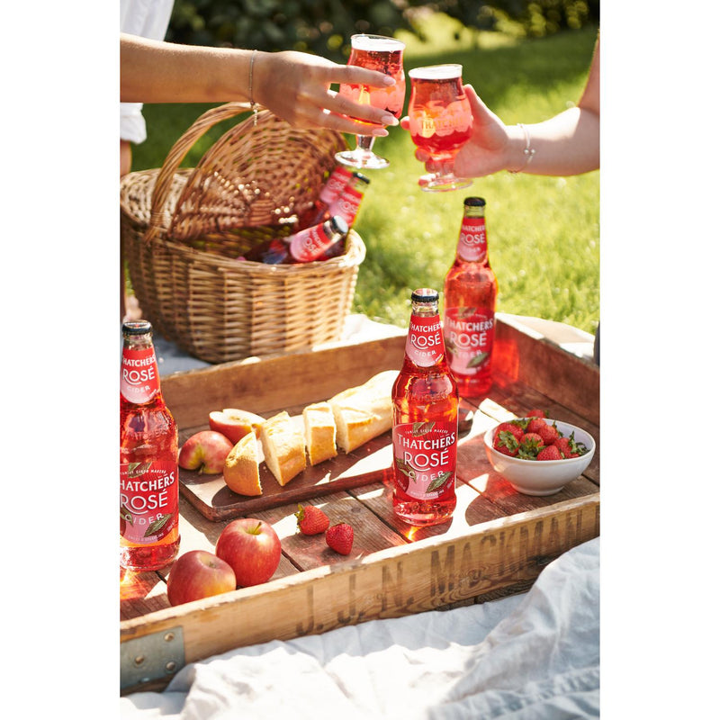 Sweet and Sparkling Rosé Cider with Sweet Red Apples 500ml