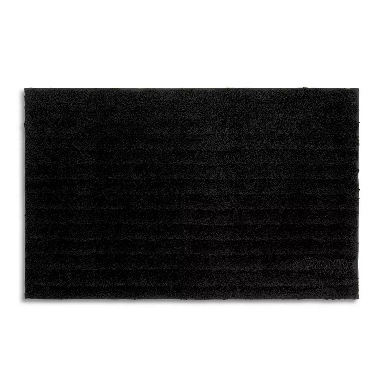 Habitat black bath mat 80x50cm, UK version