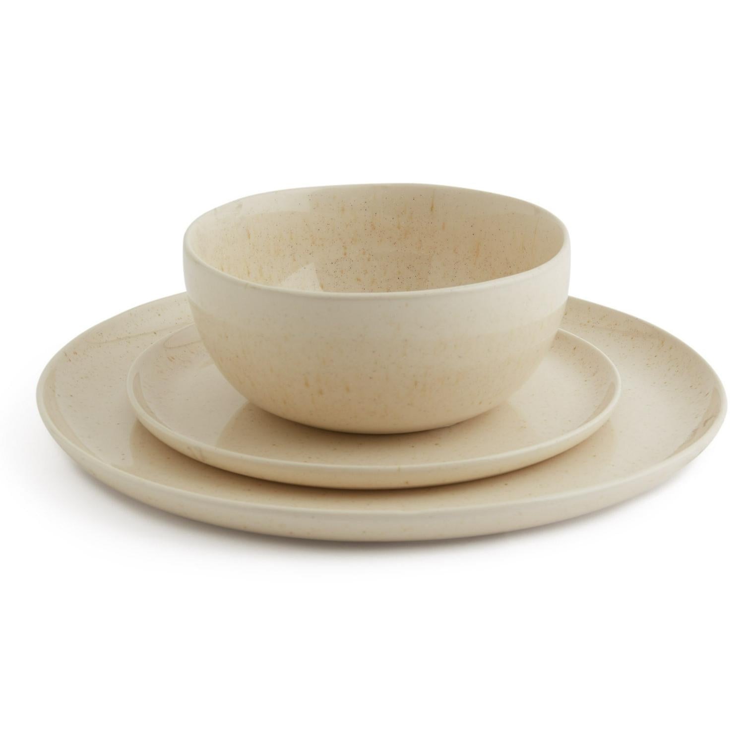 Habitat Natural Stoneware Dinner Set 12pc, UK version