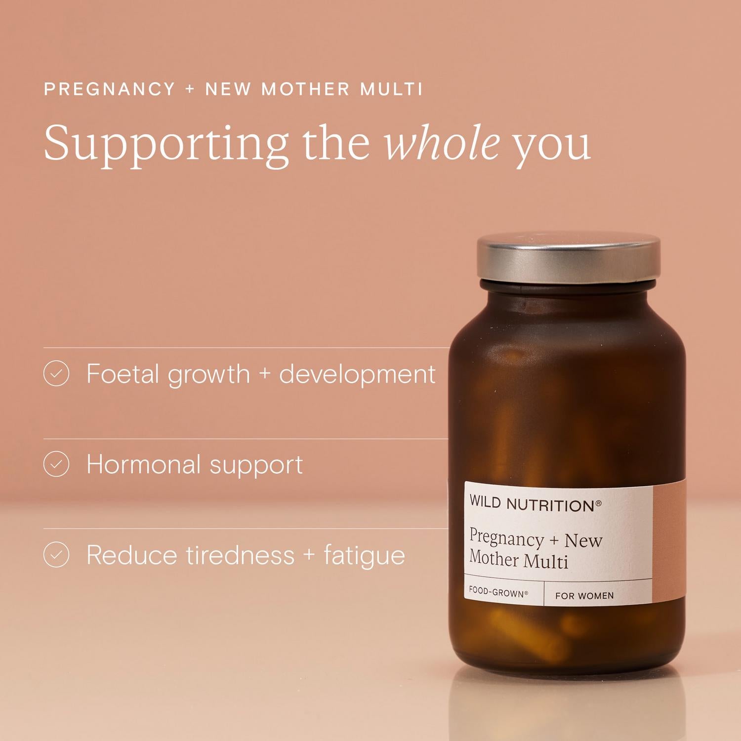 Pregnancy and New Mother Multi-Vitamin Capsules 90 Count with Folic Acid