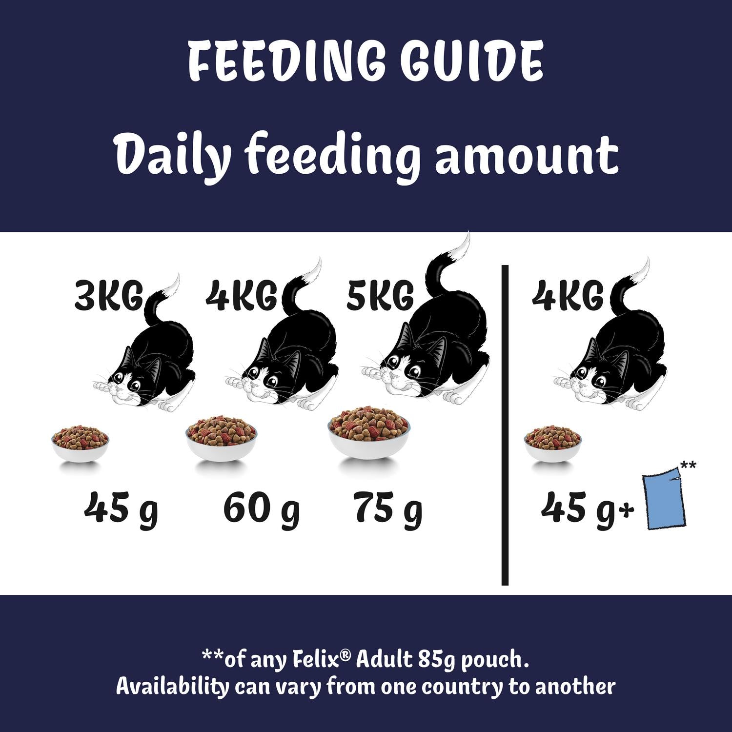 Felix Doubly Delicious Beef Chicken Vegetables Dry Cat Food 750g - British product
