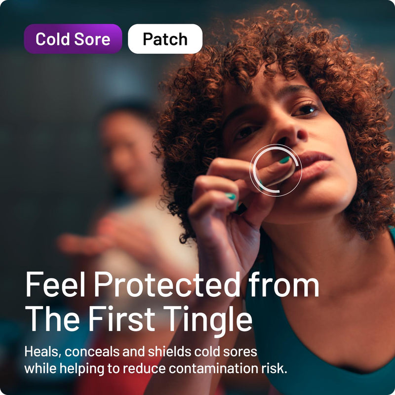 Compeed cold sore invisible patches medium x15 (British brand)