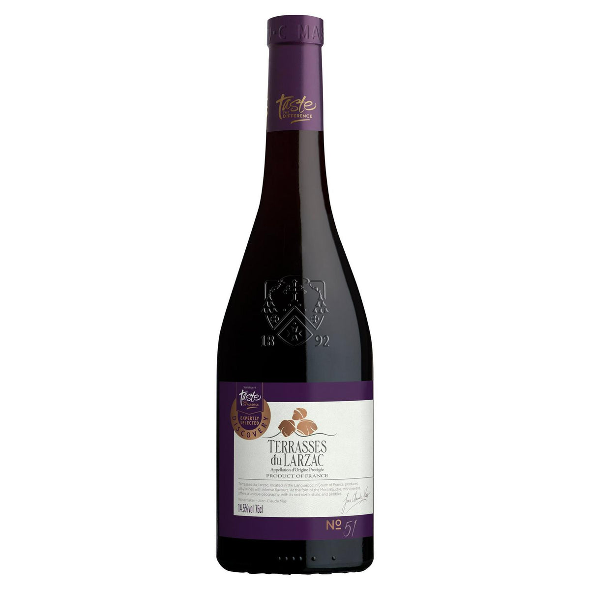 Terrasses du Larzac Red Wine - Taste the Difference 75cl