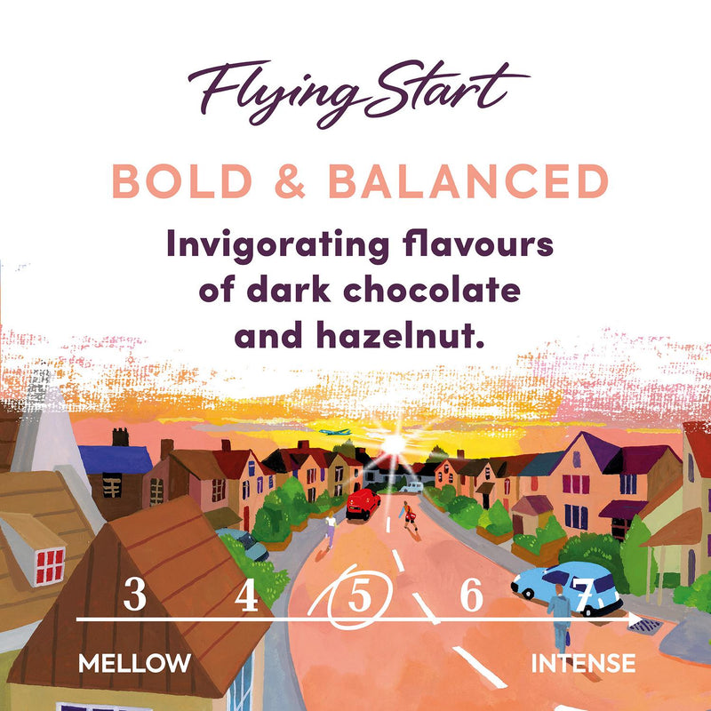 Taylors of Harrogate Flying Start ground coffee 200g, imported from the UK